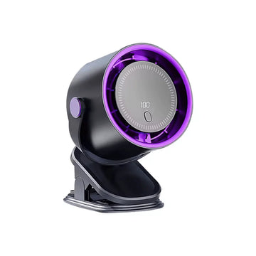 Mini LED Display Circulating Desk Fan